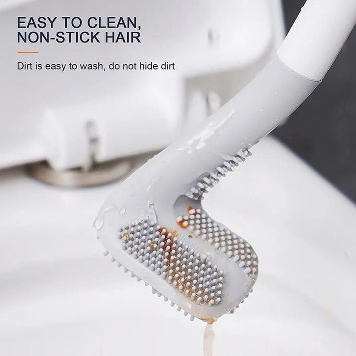 Silicone Toilet Cleaning Brush - FiS Fashion