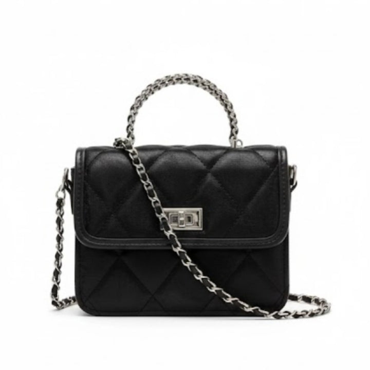 Women's Portable Diamond Chain Messenger Bag