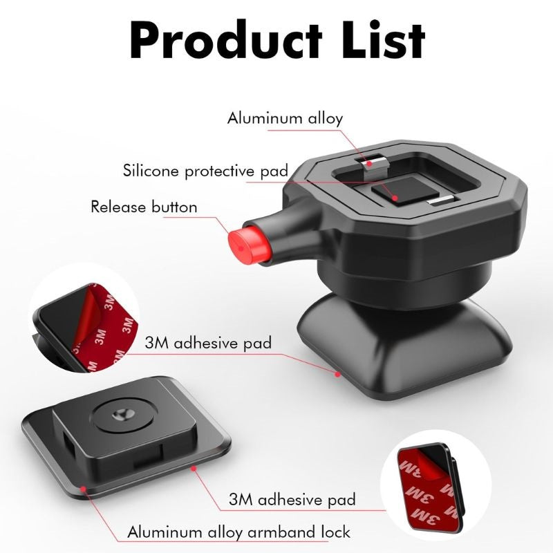 Universal Plastic Cycling Swivel Phone Holder - FiS Fashion