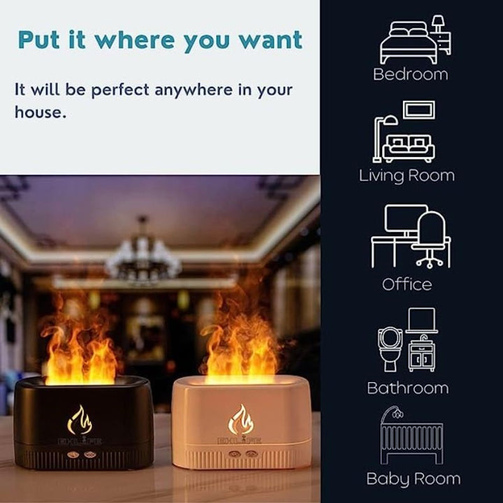 Flame Aroma Diffuser LA-0630-1 - FiS Fashion