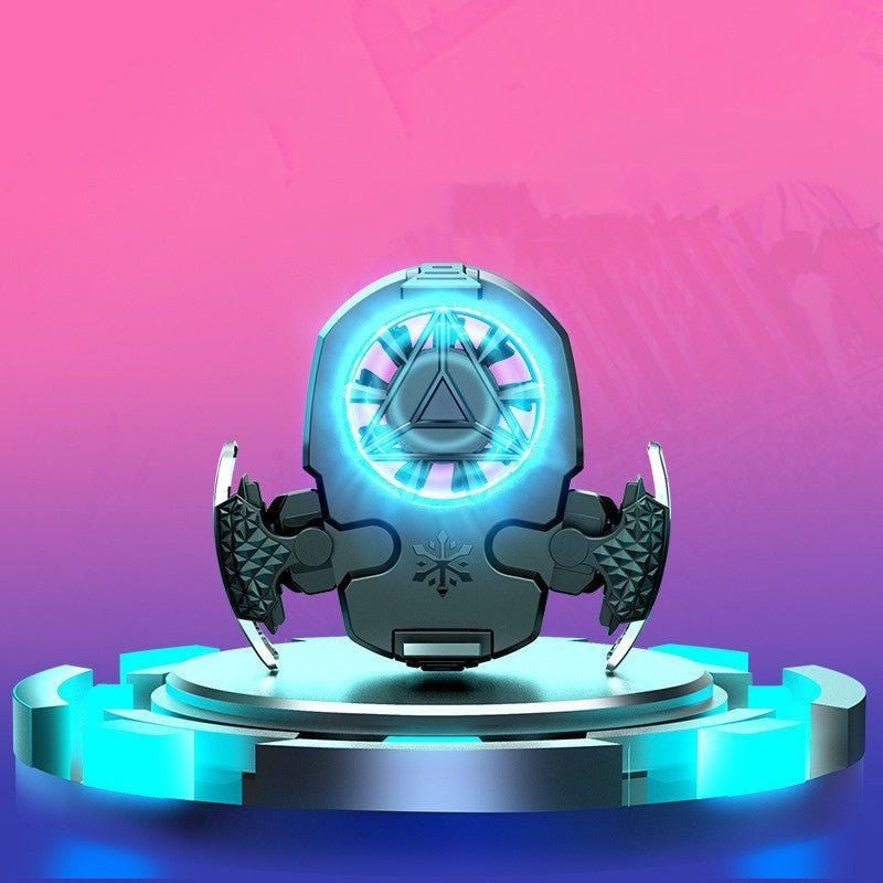 Compatible with Apple, Multi-function Mobile Phone USB Game Cooler System Cooling Fan Gamepad Holder Stand Radiator for IPhone Huawei Samsung Phone - FiS Fashion