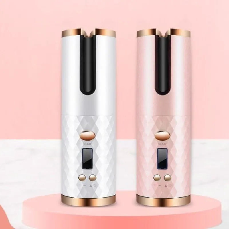 Portable Automatic Wireless Usb Charging Mini Curling Iron - FiS Fashion