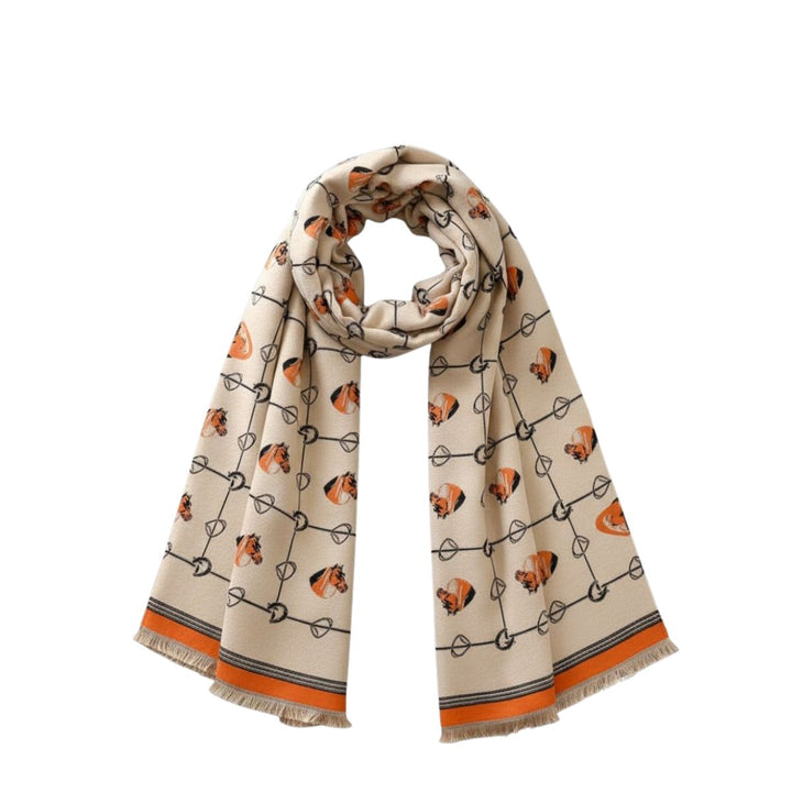 Thick Cashmere-like Fashion Mid-length Warm Scarf