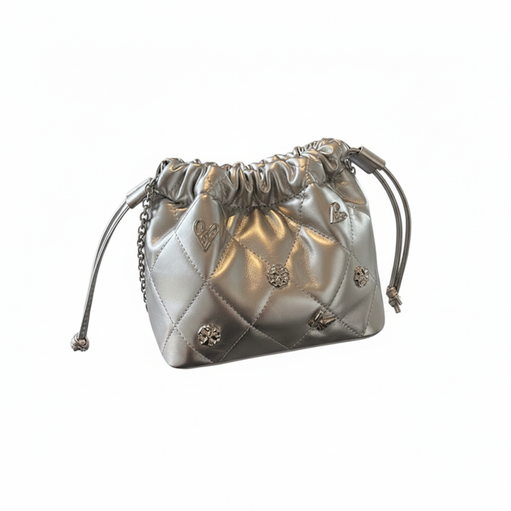 Chain Kafuu Diamond Fashion Shoulder Crossbody Mini Bucket Bag