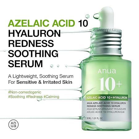 Anua - Azelaic Acid 10 + Hyaluron Redness Soothing Serum (Original)