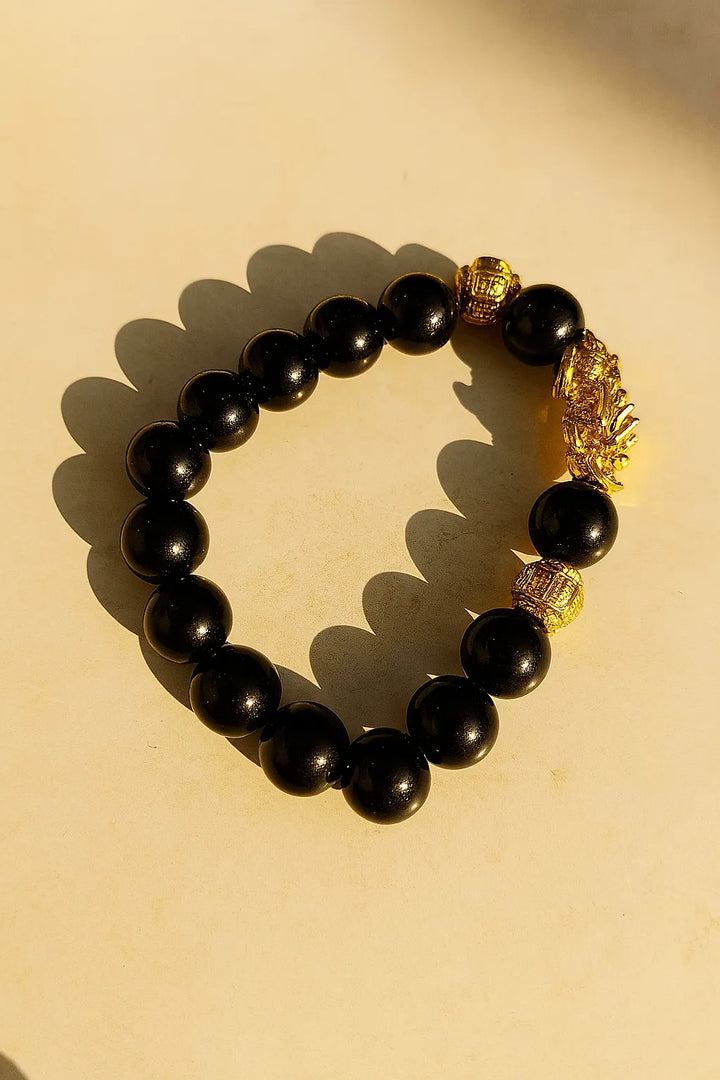 Black Obsidian Pixiu Bracelet