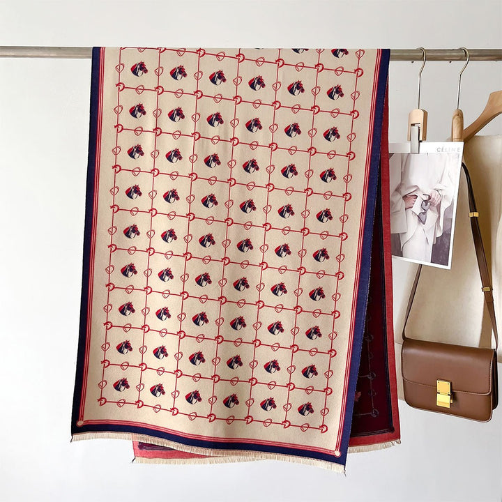 Thick Cashmere-like Fashion Mid-length Warm Scarf - FiS Fashion